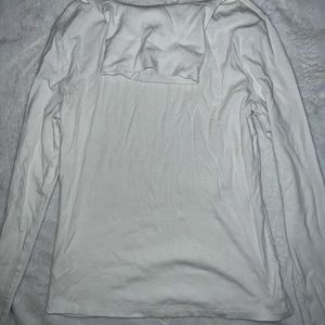 H&M turtleneck white long sleeve
